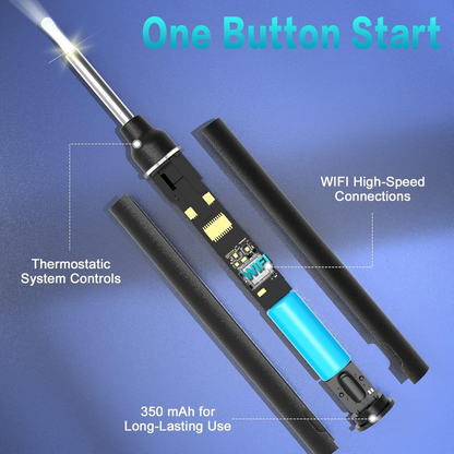 Limpiador de oidos con camara