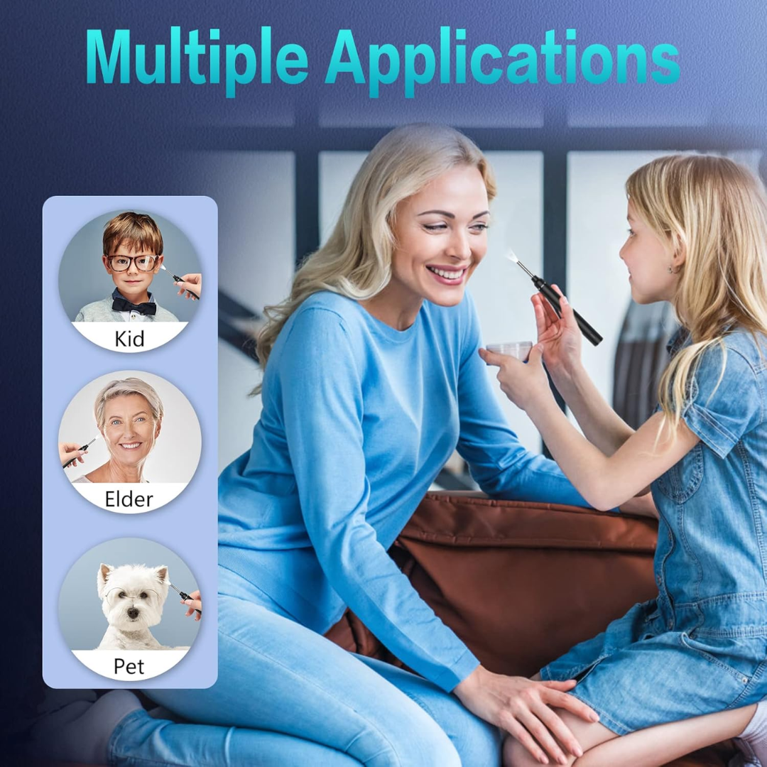 Limpiador de oidos con camara